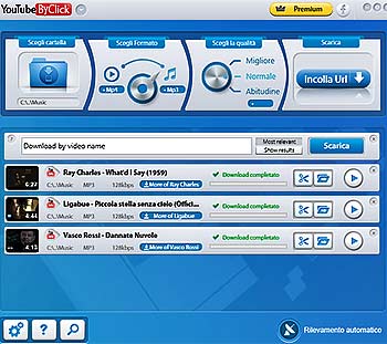 Scarica gratis musica da YouTube con YouTubeByClick
