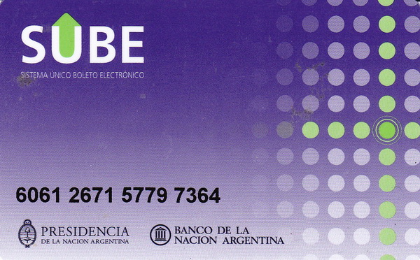Tarjeta Sube