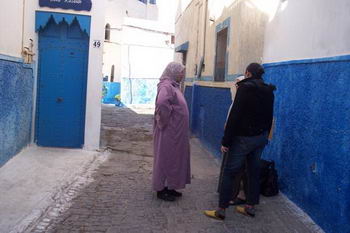 Un vicolo della “ medina” di Rabat