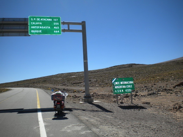 In vespa in Sudamerica