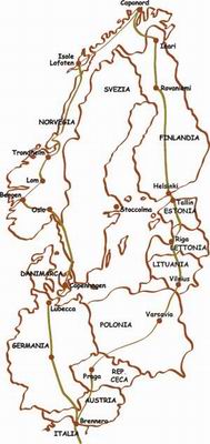 Capo Nord e Repubbliche Baltiche in moto