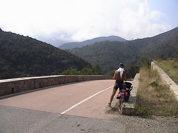 La bici pronta per la partenza