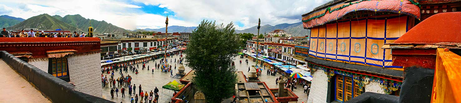 Lhasa - Panoramica Barkor