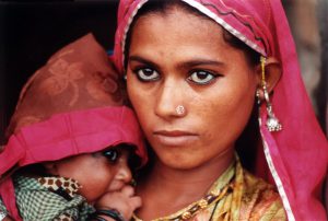 Donna della tribu' Bishnoi